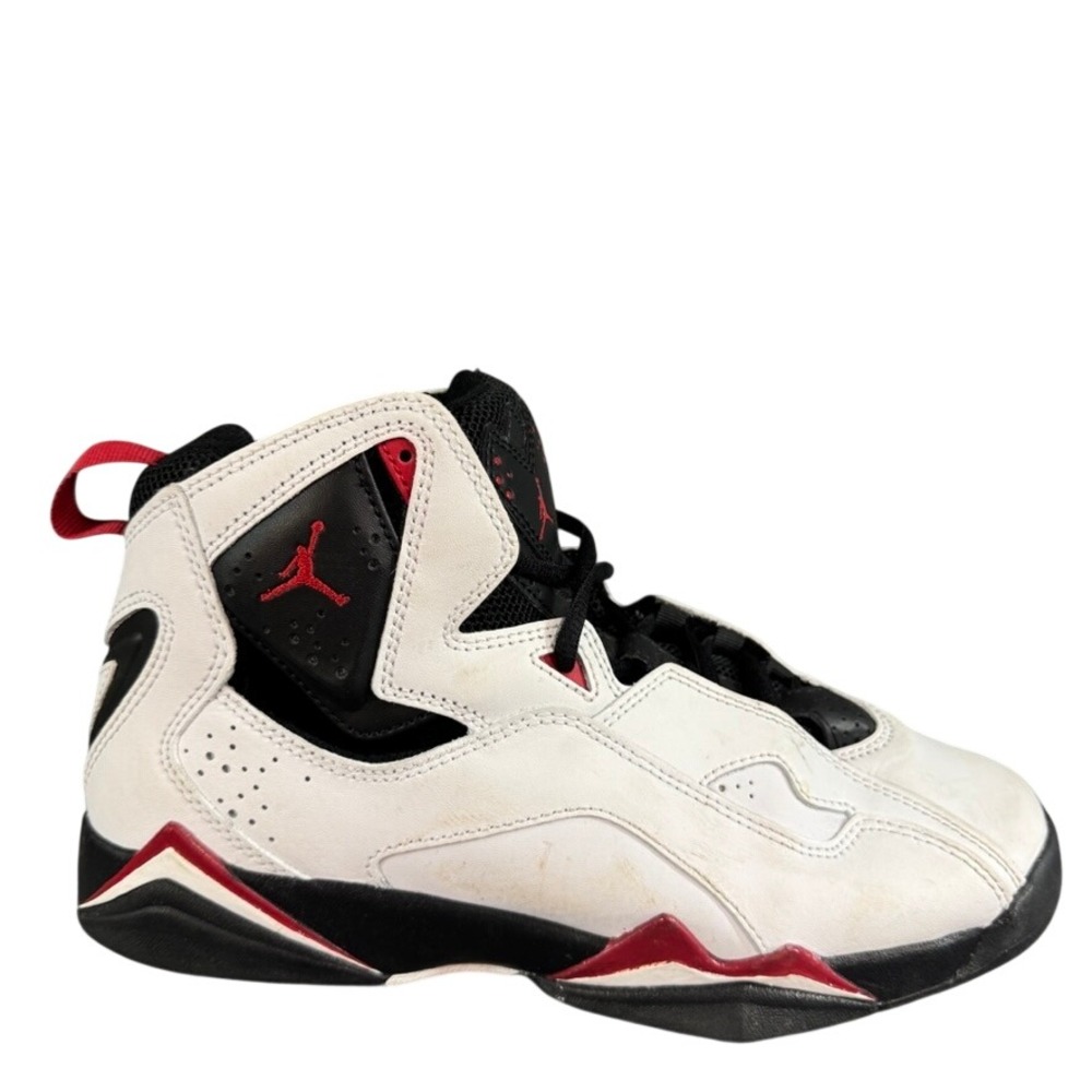 Jordan True Flight White Black Red Basketball Shoes 342964 Women's 8